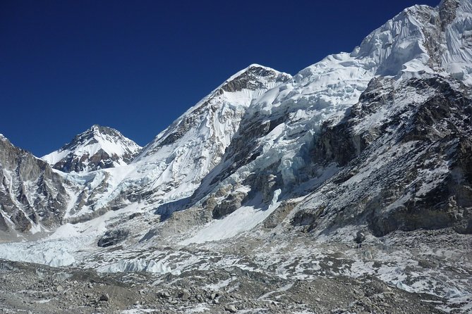 Everest Base Camp Trek 16 Days - Everest Base Camp area: ice sheets, icefalls, and reality at altitude