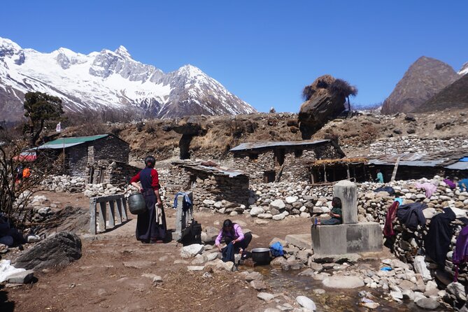 Experience the Thrill of a Lifetime:12-Days Manaslu Circuit trek - Day 3: Hot Springs Detour, Suspension Bridges, and the Climb Upstream