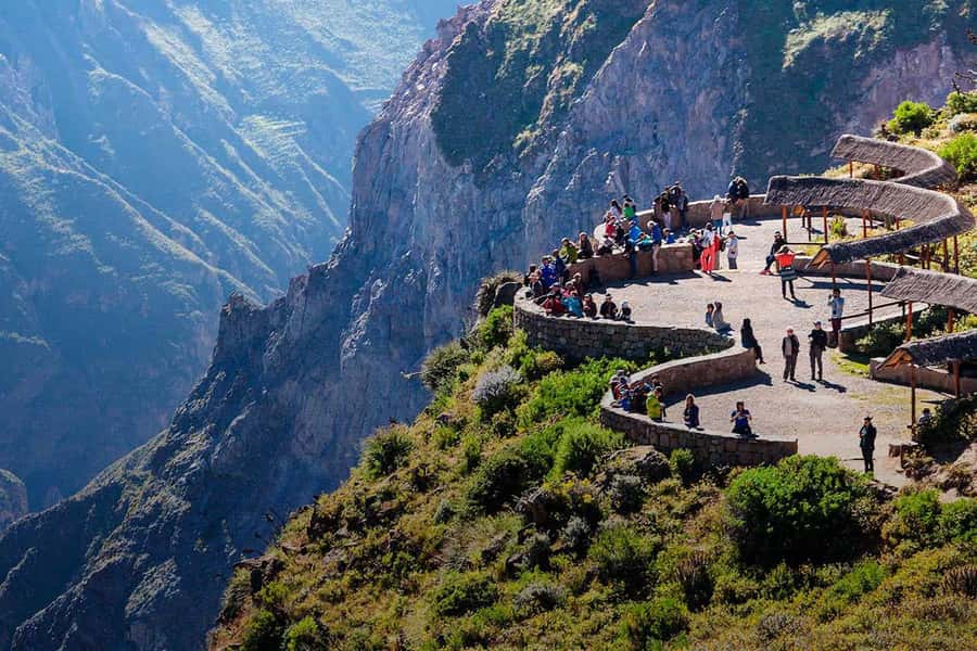 From Arequipa: 2-Day Colca Canyon Trekking Tour - Second day from Sangalle to Cabanaconde: the steep part