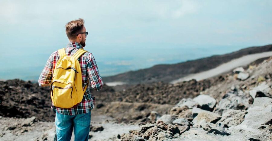 From Catania: trek on Mount Etna, Lava Cave & tasting Tour - Walking on lava fields and extinct craters with an expert guide