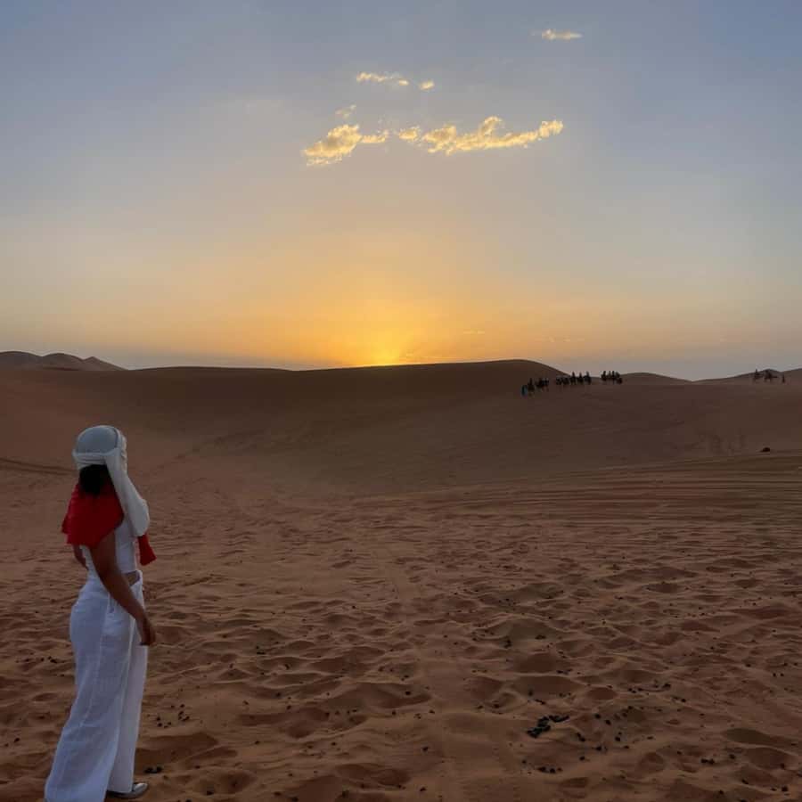 From Fes: 2 Day Round Trip Via Merzouga Desert & Camel Trek - The Next Morning: Sunrise Near the Algerian Border