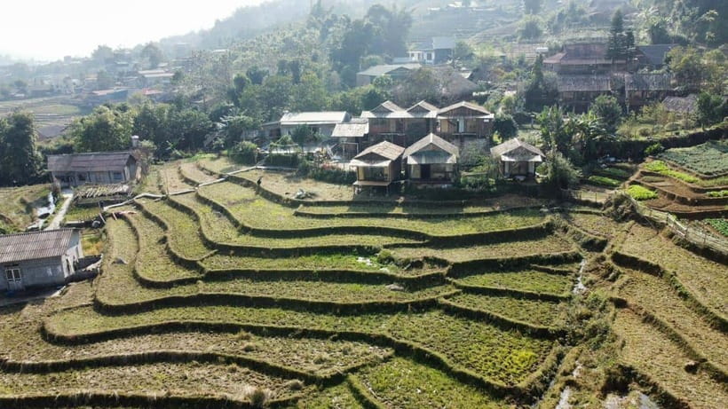 From Hanoi: 1-day Sapa Trekking Tour With Overnight Bus - Stop 2: Muong Hoa Valley rice terraces to Lao Chai (Black H’mong)