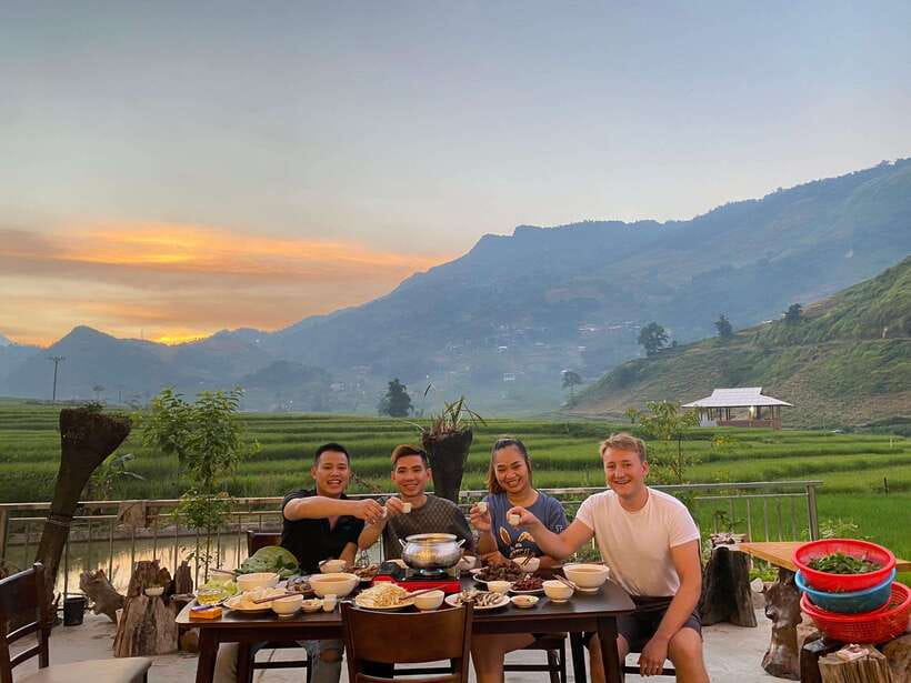 From Hanoi: Trek and Stay: 3-Day Sapa Highlands Adventure - Day 2: Y Linh Ho to Lao Chai to Ta Van homestay