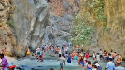 From Kalkan: Saklikent Gorge and Gizlikent Waterfall Trek - Walking Saklıkent Gorge: cool water, big canyon vibes