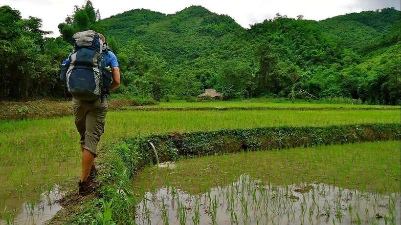 From Luang Prabang: Thin Pha Trail & Tad Sae Falls Trek - Starting in Luang Prabang: Pickup, camp transfer, and the first Nam Khan crossing