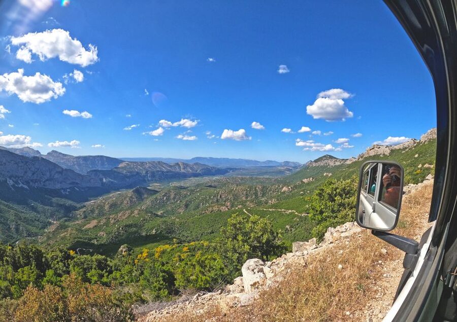 From Orosei or Dorgali: Trek to Gorropu with Panoramic Views - Wading into the Flumineddu River and walking under old oaks