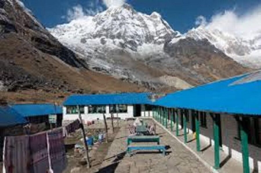 From Pokhara: 5-Day Annapurna Basecamp Trek with Hot Springs - Day 3: The long day into Annapurna Base Camp (4,130m)