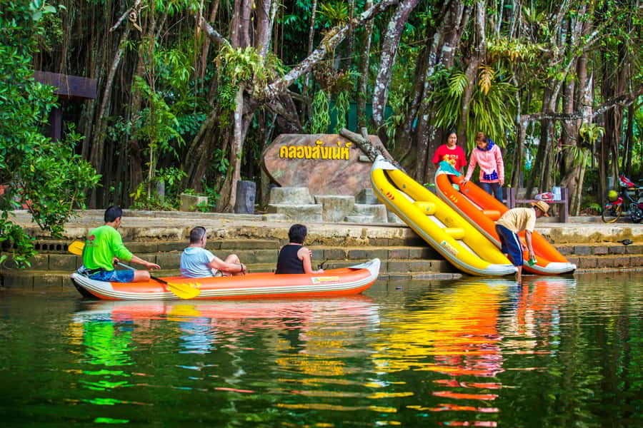 Khao Lak's Little Amazon: Canoe, Trek & Waterfall Day Trip - Rommanee Hot Springs: the natural spa reset with multiple temperatures