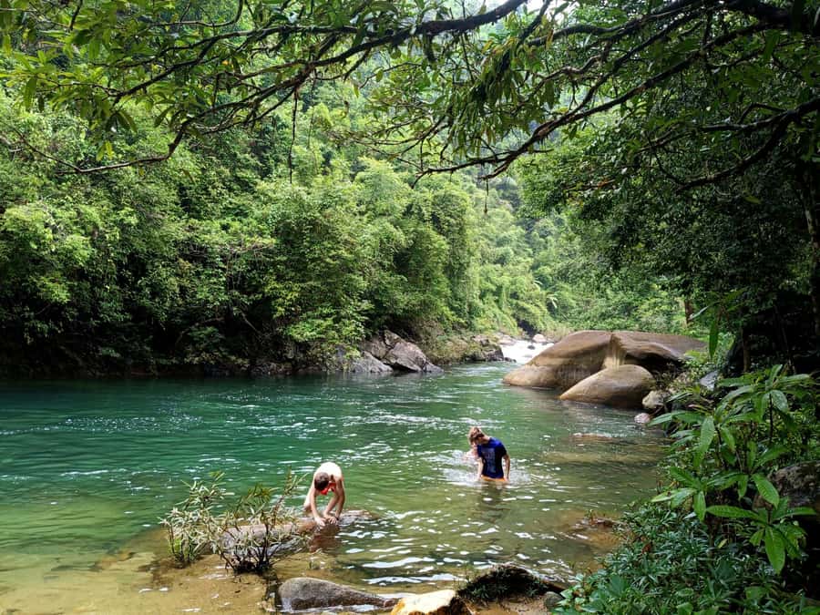 Khao Sok: Private Day Trekking, Jungle Dinner & Night Safari - Waterfall swim: the best break in the heat