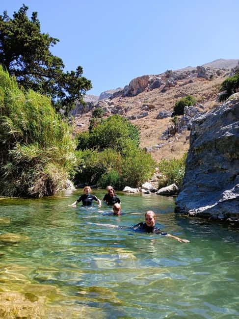 Kourtaliotiko Gorge: Guided River Adventure Trek with Lunch - Wildlife spotting in the gorge: frogs, dragonflies, and turtles