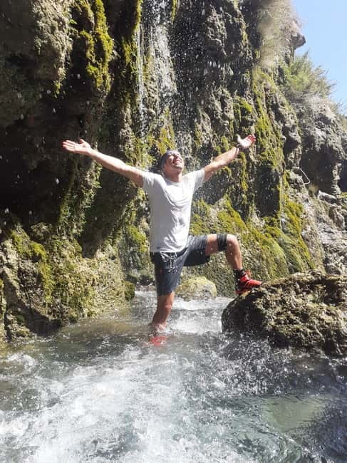 Kourtaliotiko Gorge: Guided River Adventure Trek with Lunch - The end stop: light lunch, Greek tapas, and cold beer