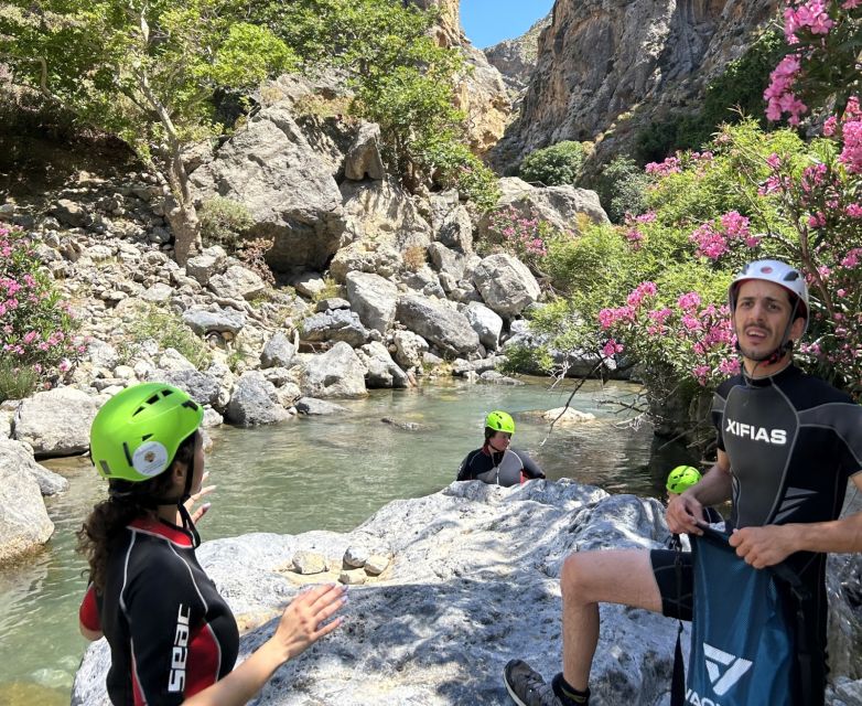 Kourtaliotiko Gorge: Guided River Trekking with Lunch - First Big Moment: The waterfall view and the first cool-off