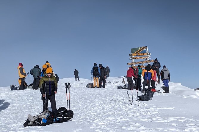 Lemosho Route 7 Days Trekking at Mount Kilimanjaro - Uhuru Peak at 5,895m on Day 6: the long night plus the descent