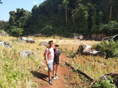 Luang Prabang Trekking LongLao to Kuang si falls full day - The hike details: crops, herbs, and ridge views that make the effort worth it