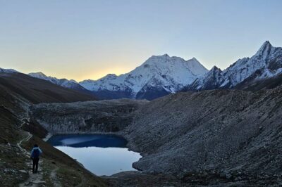 Manaslu Trekking - Into the Budhi Gandaki valley: Sal forests, stone stairs, and Tatopani hot spring