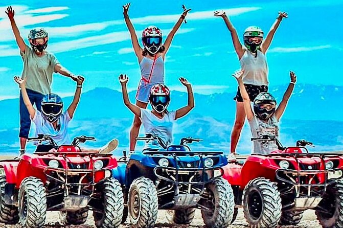 Marrakech: Agafay Desert Quad Biking & Camel Trek & Dinner & Show - Pickup at Tazi Hotel and the Base Camp Briefing