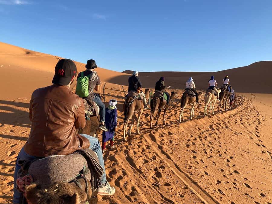 Merzouga: Overnight Camel Trek with Sandboarding - Sunset Over the Sahara: The Light Show You Came For