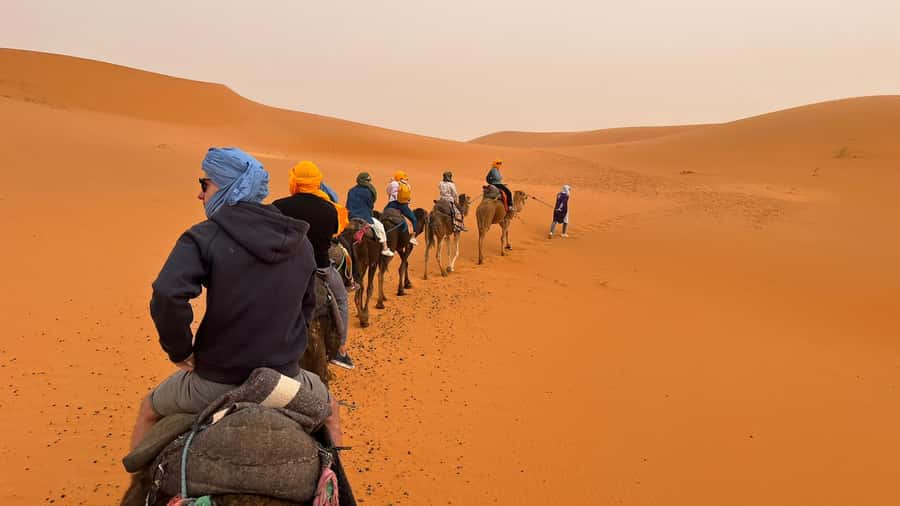 Merzouga: Overnight Camel Trek with Sandboarding - Sandboarding: Optional Thrills on the Dunes