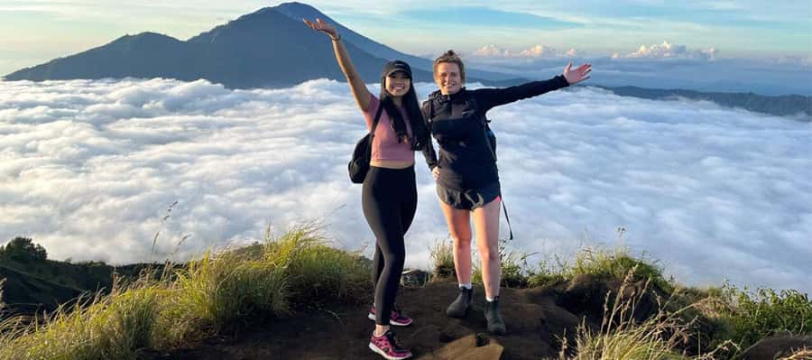 Mount Batur: Sunrise Dirt Bike Trek with Trained Riders - Jungle trek after the night ride: how the timing really works
