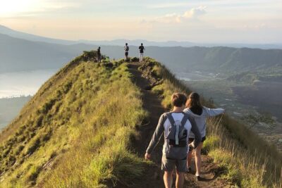 Mount Batur Sunrise Trekking and Natural Hot Spring Tour - The guided trek: headlamp hike + steam vents on Mount Batur