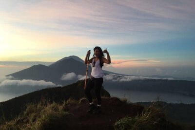 Mount Batur Sunrise Trekking Option - Reaching the summit: watching sunrise hit Mount Batur and Kintamani