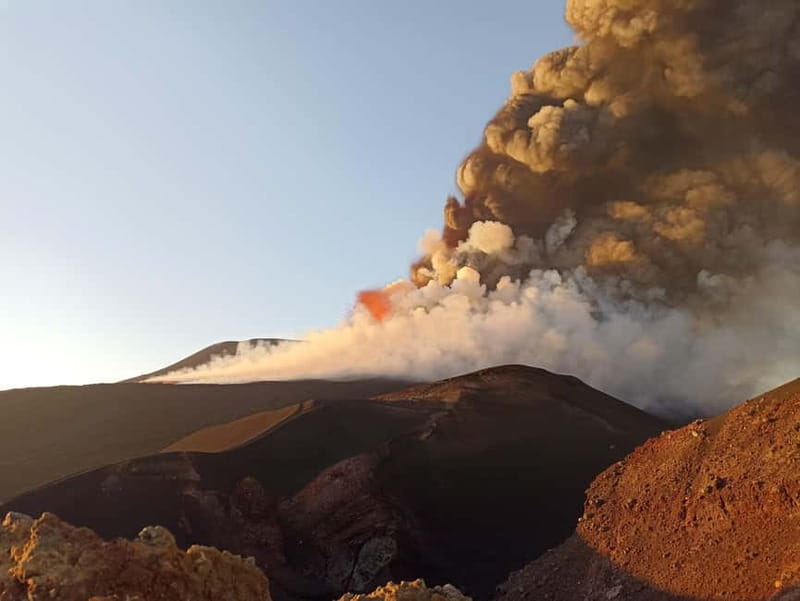 Mount Etna: Central Crater (3,340 meters) with Jeep and Trek - Views over Sicily (and maybe the Aeolian Islands)