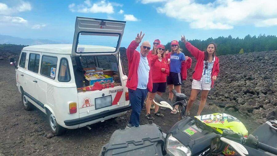 Mount Etna: trek with vintage car, tasting sicilian produtcs - Etna in Miniature and the October 2002 eruption traces