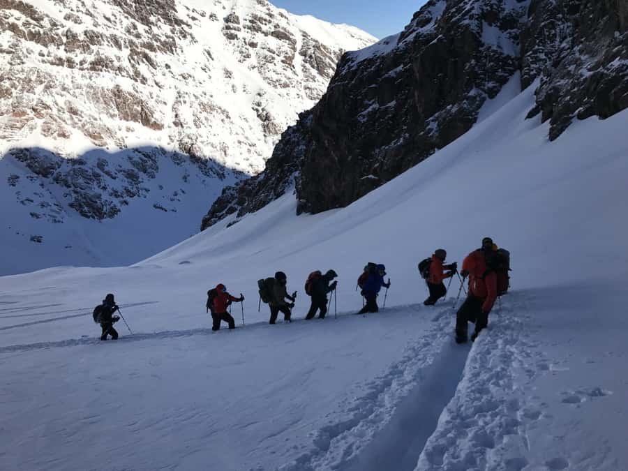 Mt Toubkal Ascent Express Trek 2 Days 1 Nights - Summit day: reaching 4,167m for sunrise, snow, and that long grind back down