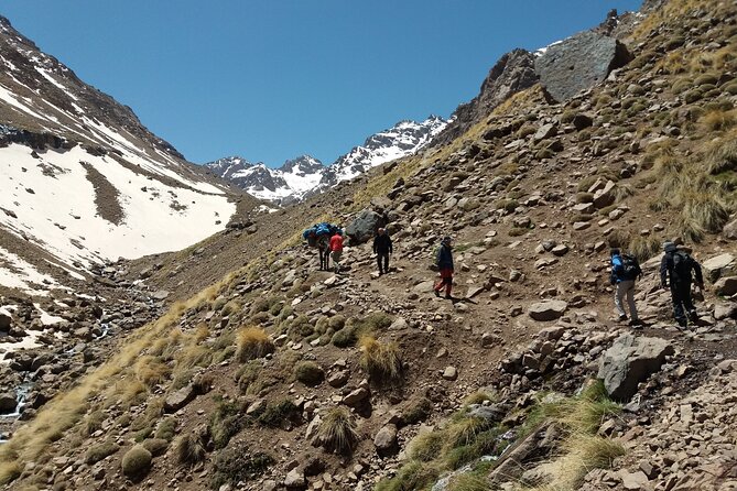 Mt Toubkal Trek 2 days - Day 1 from Marrakech to Imlil to the Refuge of Toubkal