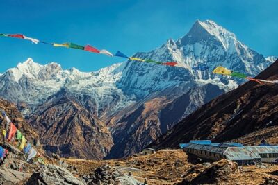 Multi-Day Sites of Nepal Tour from Kathmandu with Poon Hill Trek- 9 Days - Nayapul and Ulleri: first big mountain looks under Machhapuchhare
