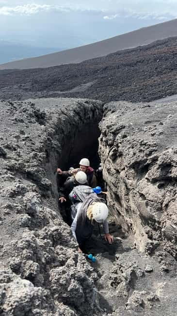 Nicolosi: Mount Etna Central Crater Guided Trekking Tour - Inside the crater break: photos, guided moments, and the gases factor