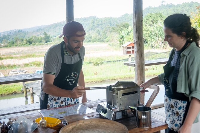 Off the Map Chiang Mai Jungle Coffee Trek Roast and Brew - The V60 workshop: finishing with real technique