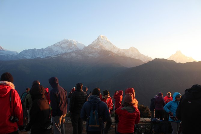 Poon Hill Trek - Poon Hill sunrise over the Annapurnas and Dhaulagiri