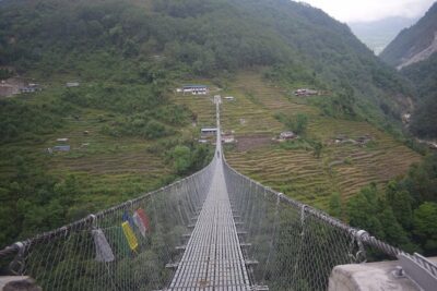 Private 7 - Day Annapurna Base Camp Trekking - Day 1: Pokhara Lakeside to Chhomrong by Jeep and Terrace Views
