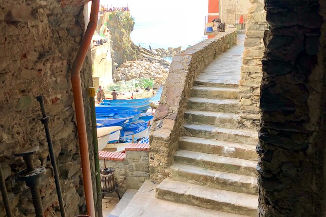 Private Cinque Terre Trek & Tour - Monterosso by train: beach boardwalk and the tunnel-to-Old Town walk