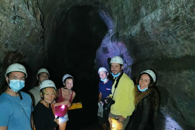 Private Etna Trekking half day tour from Taormina - Stop 3: Grotta dei Tre Livelli Lava Cave with Helmets and Lamps