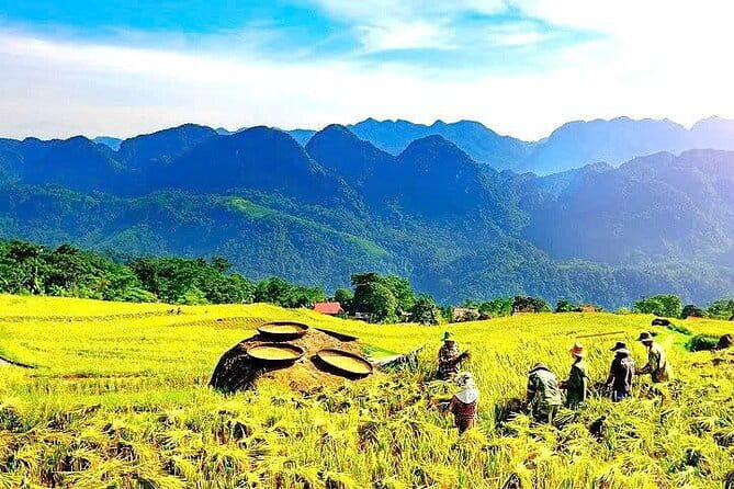 Pu Luong Amazing Trekking Village,Rafting,Swimming, Lunch on Boat - Chieu Lau Village waterwheels: farming that still works