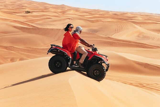 Quad Bike Self-drive & Camel Trekking Experience In Red Dunes Desert - The guide makes the difference (especially for questions)