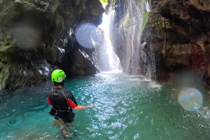River Trekking at Kourtaliotiko Gorge - Following the River Bed Into Clear Pools