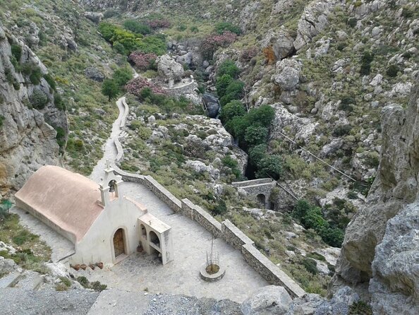 River Trekking at Kourtaliotiko Gorge Waterfalls to Preveli Beach - Key highlights you’ll feel from the start