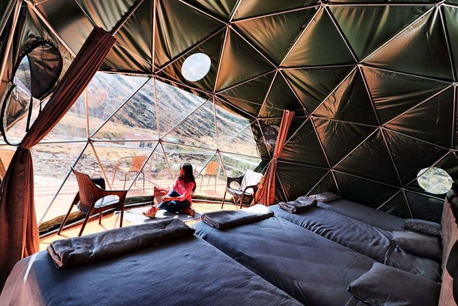 Salkantay Trek 4 Days to Machu Picchu by Glamping Sky Lodge Dome - What to pack: domes help, but cold is still cold