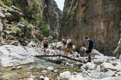 Samaria Gorge Trek: Full-Day Excursion from Rethymno with Guide - The Trek Through Samaria Gorge: Springs, 1000-Year Trees, and Rough Ground