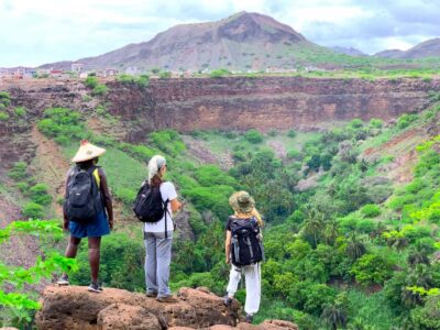 Santiago: Calabaceira Valley Trek & Visit to Cidade Velha - Rum distillery and farm fields: nature with a human pulse