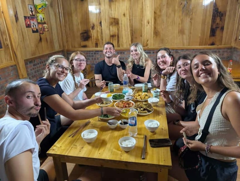 SAPA: 2 DAY TREK MOUNTAIN & RICE FIELD WITH LALA HOMESTAY - The homestay evening: happy water games, cooking activities, and karaoke if you want it