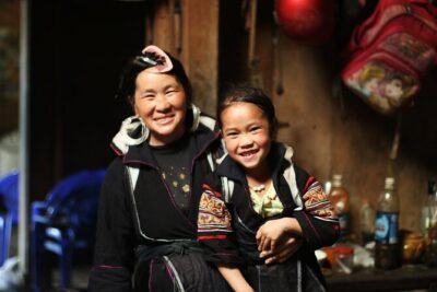Sapa Hmong Family Trekking Adventures - Day 2 to Giang Ta Chai: breakfast at a homestay and an uphill waterfall trek