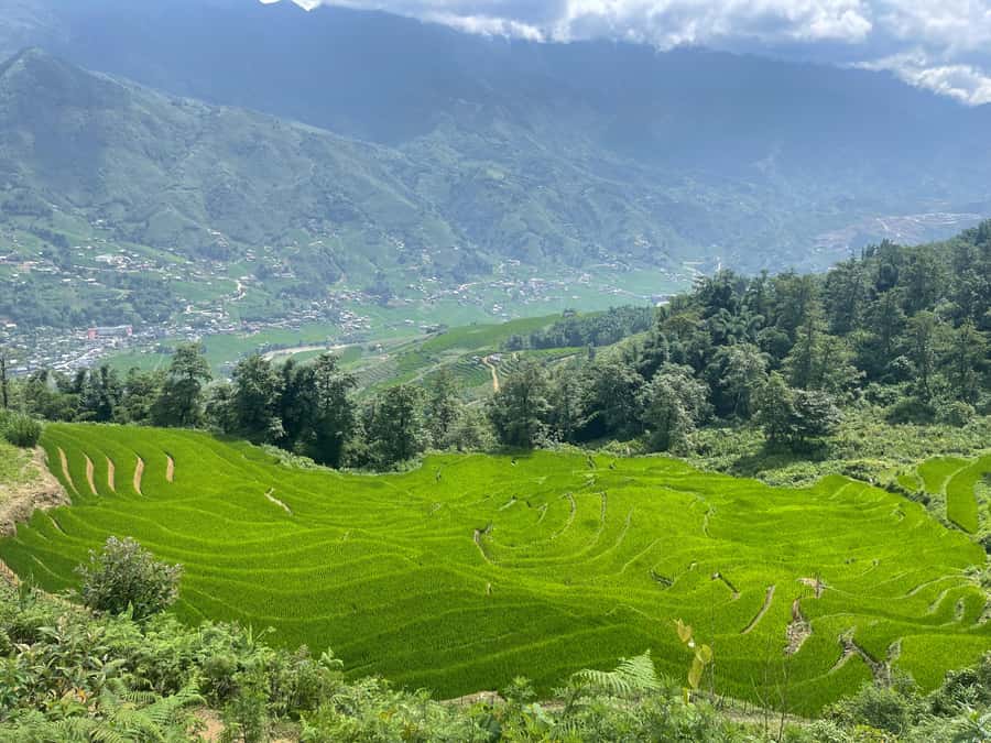Sapa: Muong Hoa Valley View & Villages Trek with Local Guide - The 2.5 km Uphill Push: Fansipan and Sapa Town from the First Viewpoint