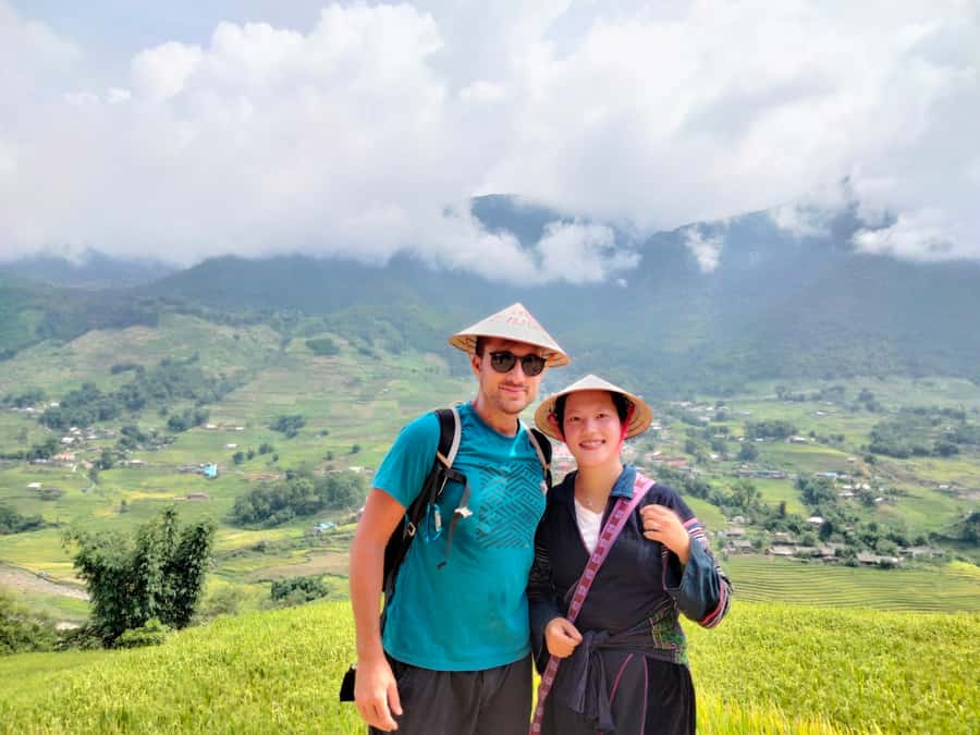 Sapa: Private The Most Beautiful Terraced Fields Trekking - Lunch in the village: vegetarian or vegan, and a real break from the road