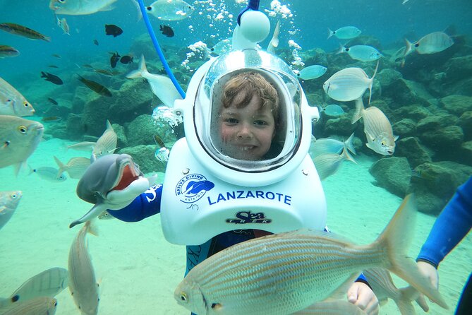 Sea Trek (exclusive in Lanzarote) - Underwater walking: staying below while you look around in comfort