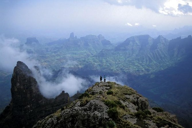 Simien Mountains Trekking Adventure - Day 2: Ridge hiking down to the Geech Abyss and waterfall stops