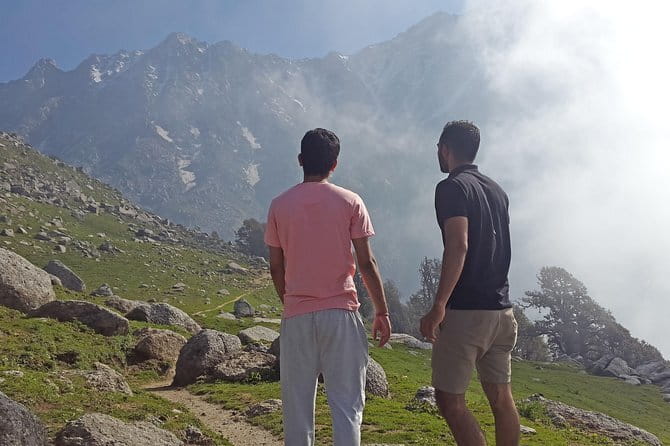 Snowline Trek - Day 1 to Snowline: Triund Top views, then the campsite grind